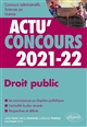 Droit public 2021-2022 : cours et QCM