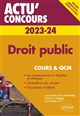 Droit public 2023-2024 : cours et QCM
