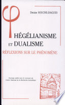 Hégélianisme et dualisme : réflexions sur le phénomène