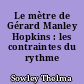 Le mètre de Gérard Manley Hopkins : les contraintes du rythme libéré