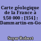 Carte géologique de la France à 1/50 000 : [154] : Dammartin-en-Goële