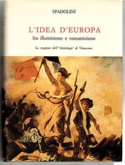 L'Idea d'Europa fra illuminismo e romanticismo : la stagione dell'"Antologia" di Vieusseux