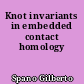 Knot invariants in embedded contact homology