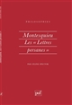 Montesquieu, "Lettres persanes" : de l'anthropologie à la politique