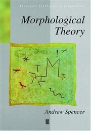 Morphological theory : an introduction to word structure in generative grammar