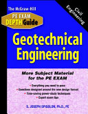 The McGraw-Hill civil engineering PE exam depth guide : geotechnical engineering