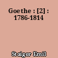 Goethe : [2] : 1786-1814
