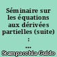 Séminaire sur les équations aux dérivées partielles (suite) : III : Collège de France : novembre 1963-mai 1964