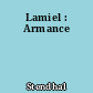 Lamiel : Armance