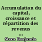 Accumulation du capital, croissance et répartition des revenus dans le modèle de Mrs Joan Robinson