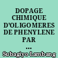 DOPAGE CHIMIQUE D'OLIGOMERES DE PHENYLENE PAR DES METAUX ALCALINS