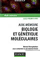 Biologie et génétique moléculaires