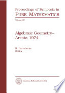 Algebraic geometry, Arcata 1974