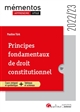 Principes fondamentaux de droit constitutionnel : cours intégral et synthétique, tableaux et schémas