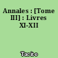 Annales : [Tome III] : Livres XI-XII
