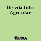 De vita Iulii Agricolae
