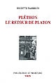 Pléthon, le retour de Platon