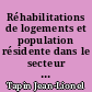 Réhabilitations de logements et population résidente dans le secteur sauvegardé de Nantes