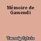 Mémoire de Gassendi