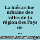 La hiérarchie urbaine des villes de la région des Pays de la Loire