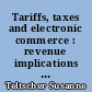 Tariffs, taxes and electronic commerce : revenue implications for developing countries