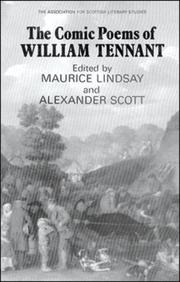 The comic poems of William Tennant
