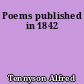 Poems published in 1842
