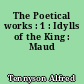 The Poetical works : 1 : Idylls of the King : Maud