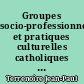 Groupes socio-professionnels et pratiques culturelles catholiques : une analyse écologique quantitative sur des données françaises contemporaines