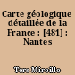 Carte géologique détaillée de la France : [481] : Nantes