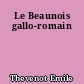 Le Beaunois gallo-romain