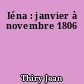 Iéna : janvier à novembre 1806
