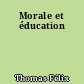 Morale et éducation