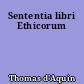 Sententia libri Ethicorum