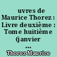 Œuvres de Maurice Thorez : Livre deuxième : Tome huitième (janvier - mai 1935)