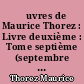 Œuvres de Maurice Thorez : Livre deuxième : Tome septième (septembre 1934 - janvier 1935)