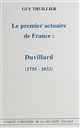 Le premier actuaire de France : Duvillard, 1755-1832