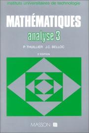 Mathématiques : Analyse : 3 : Séries, intégrale de Laplace, intégrale de Fourier, transformation en z