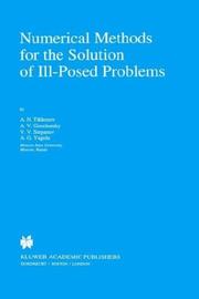 Numerical methods for the solution of ill-posed problems