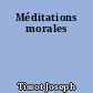 Méditations morales