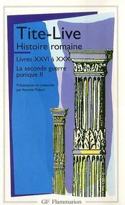 Histoire romaine : Livres XXVI à XXX : [La seconde guerre punique II]