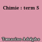 Chimie : term S