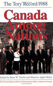 Canada among nations 1988 : The tory record