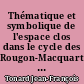 Thématique et symbolique de l'espace clos dans le cycle des Rougon-Macquart d'Emile Zola