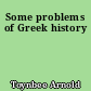 Some problems of Greek history