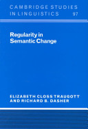 Regularity in semantic change
