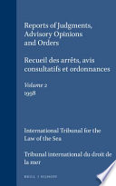 Reports of judgements, advisory opinions and orders : 2 : 1998 : = Recueil des arrêts, avis consultatifs et ordonnances, 1997