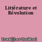 Littérature et Révolution