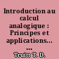 Introduction au calcul analogique : Principes et applications... : Basics of analog computers
