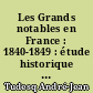 Les Grands notables en France : 1840-1849 : étude historique d'une psychologie sociale : 1